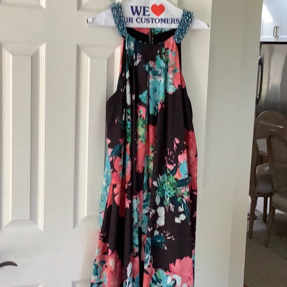 Aidan Mattox dress high/ low size 14 with pockets